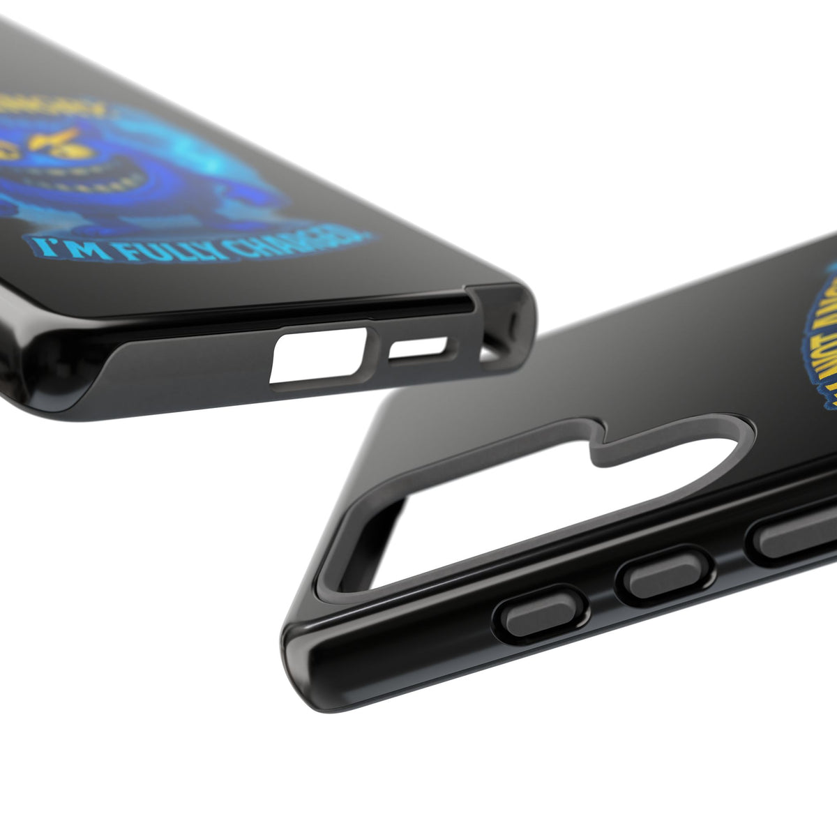Phone Case - "I'm Not Angry, I'm Fully Charged" Electric Monster Protective Cover