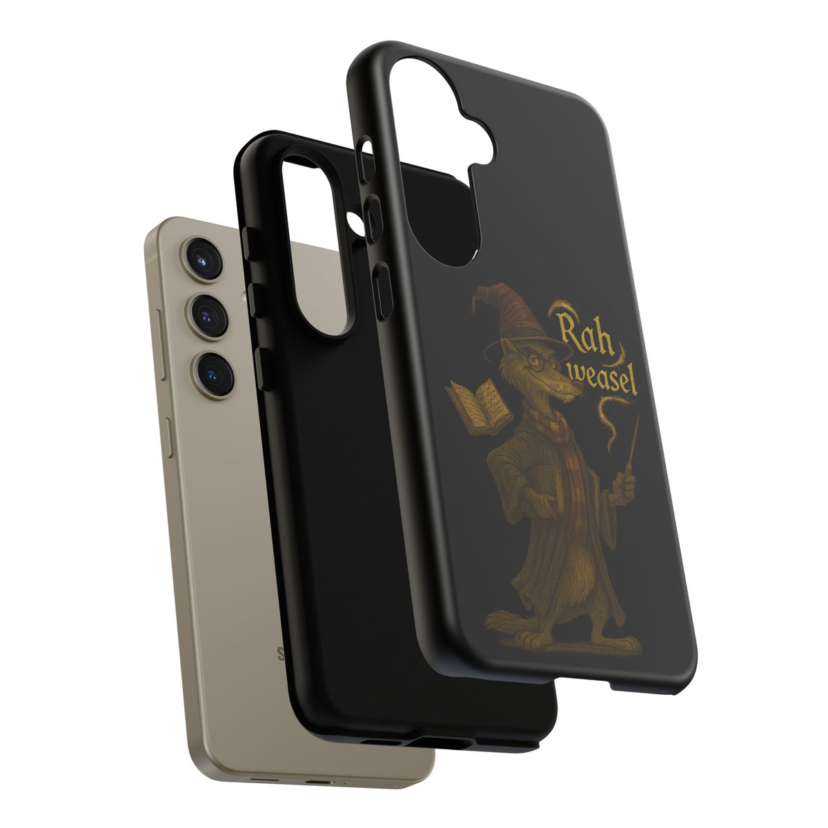 Rah Weasel Wizard Phone Case — Cute Fantasy Magical Creature iPhone Cover