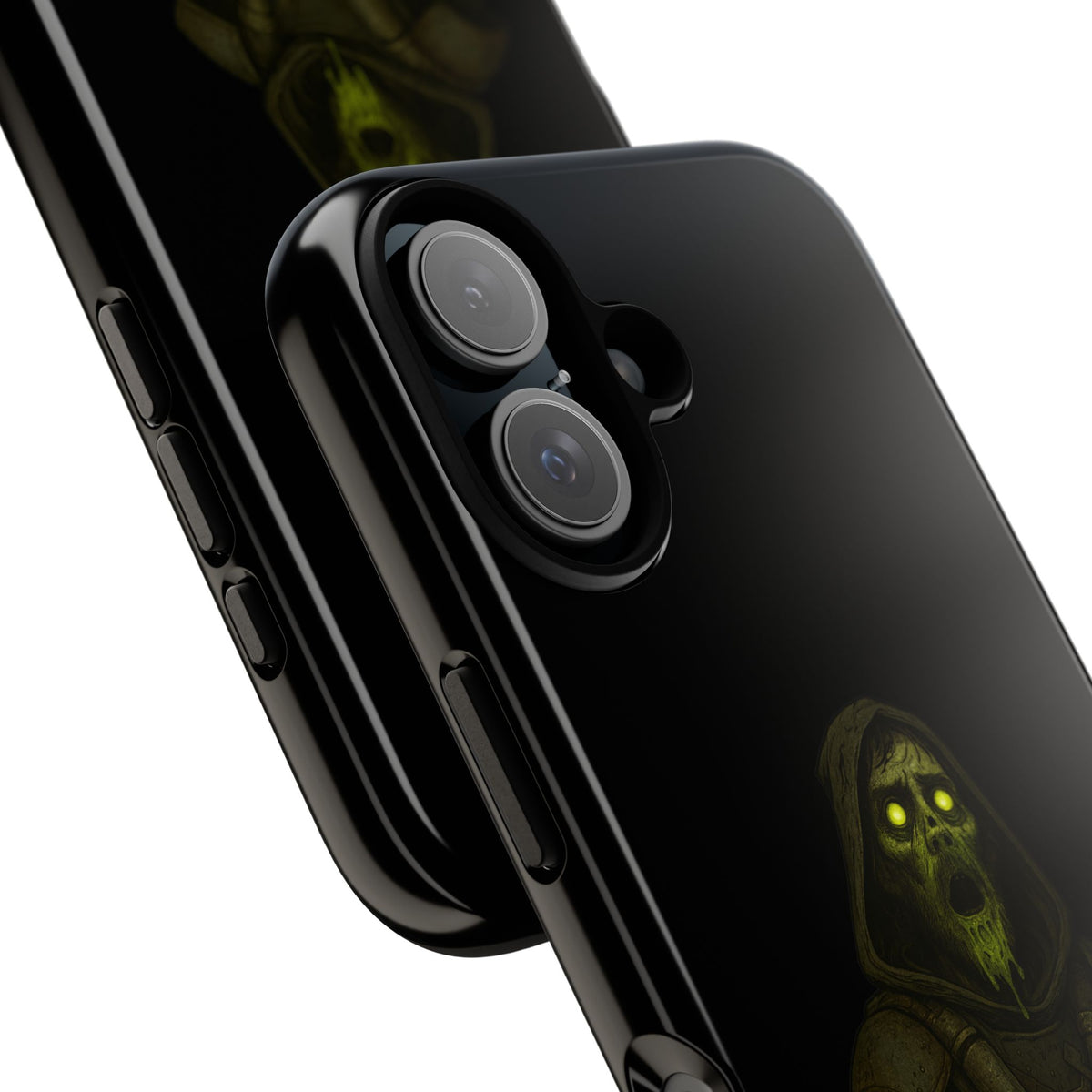 Phone Case — 'Toxic? Nah, Just Prophetically Unpleasant' Neon Grim Reaper Protective Cover