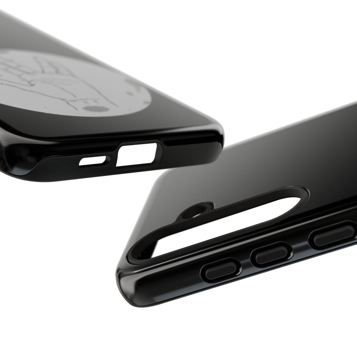 Spock Live Long Phone Case — Vulcan Salute Moon Graphic
