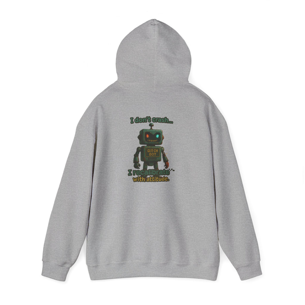 Retro Robot Hoodie — 'I Am Not A Toy' Vintage Toy Bot Sweatshirt