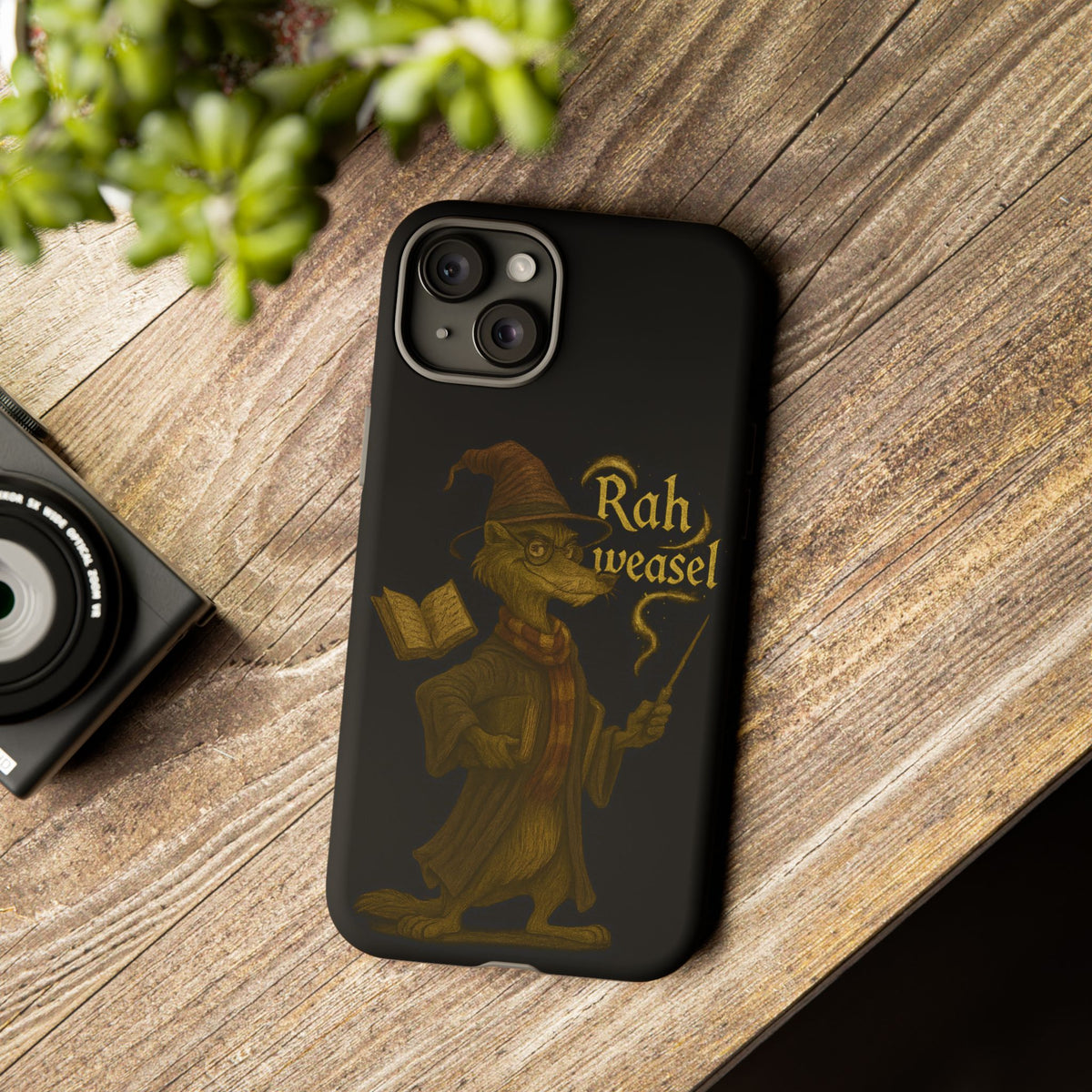 Rah Weasel Wizard Phone Case — Cute Fantasy Magical Creature iPhone Cover