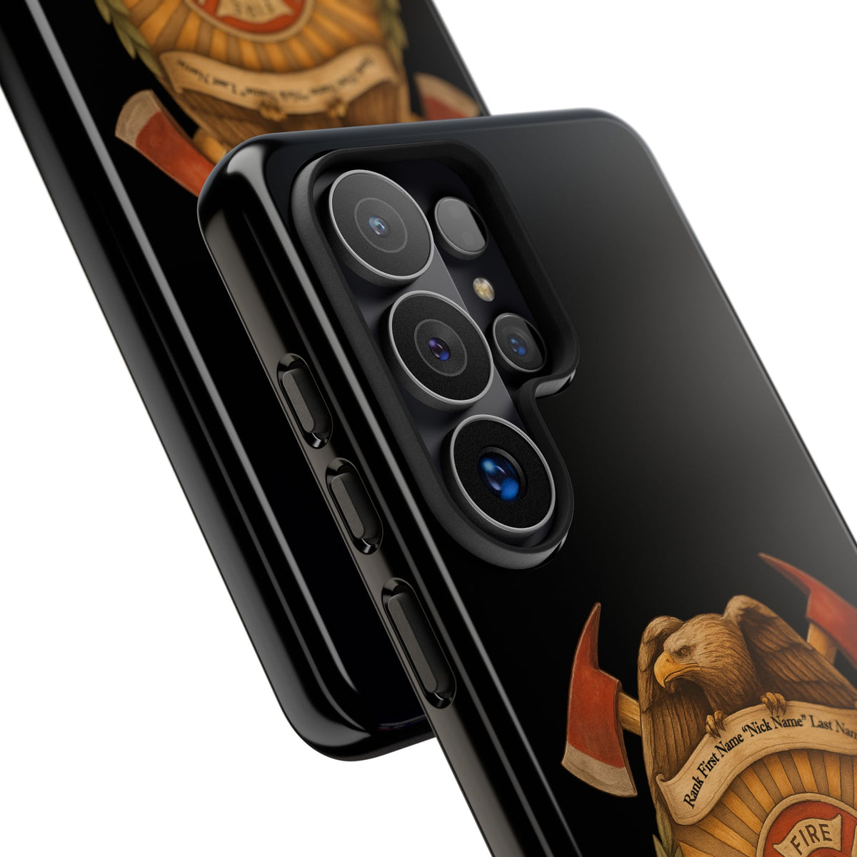 Firefighter Badge Phone Case — Tough Cases Customizable Emblem Design