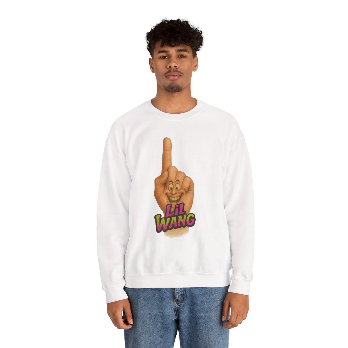 Lil Wang – Finger Character Crewneck