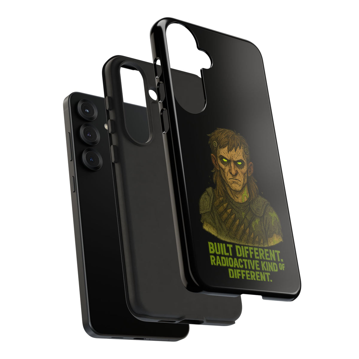 Phone Case — "Built Different, Radioactive Kind of Different" Mutant Design