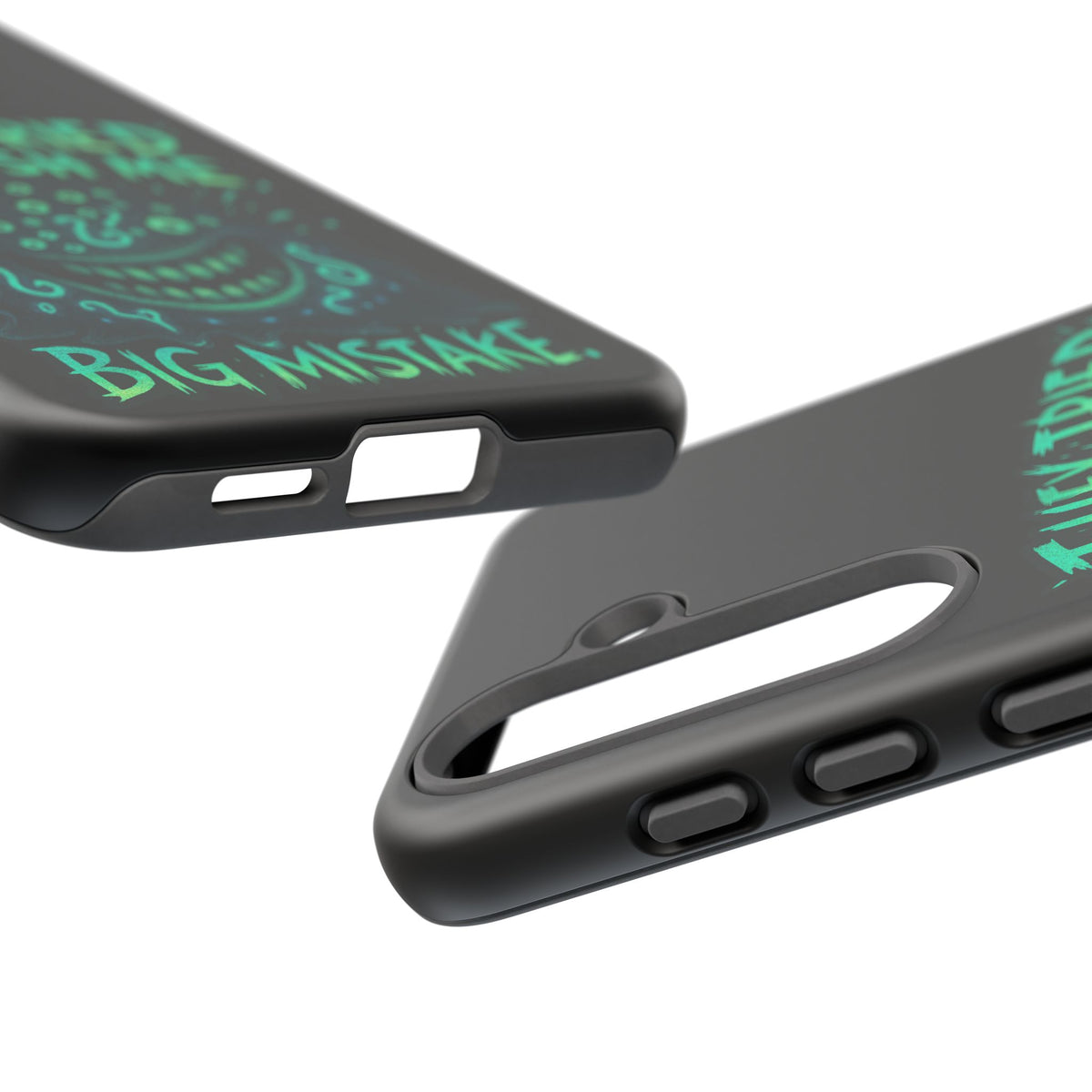 Phone Case — Glow Monster "They Tried to Flush Me, Big Mistake"