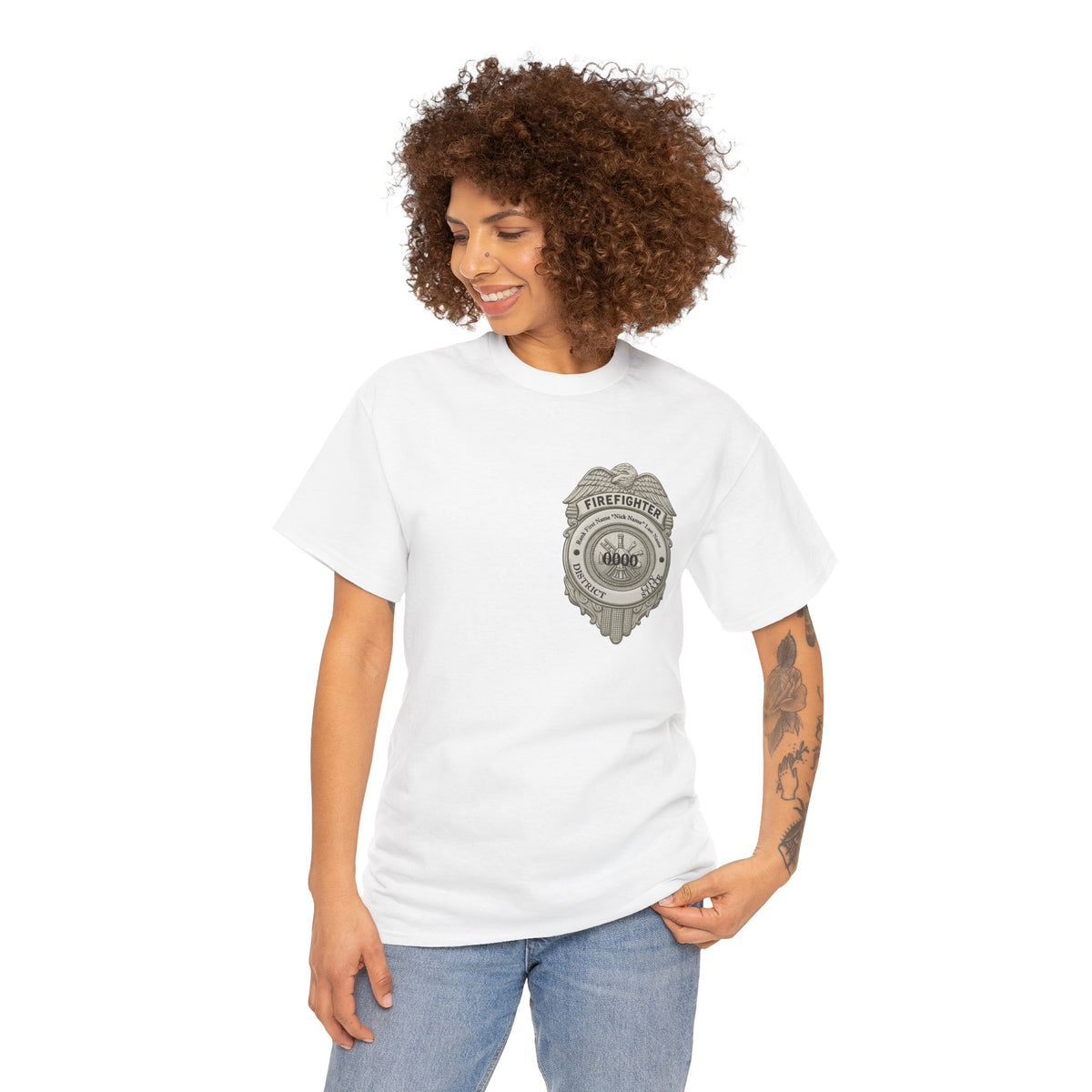 Not All Heroes Stand Tall – Firefighter Tribute Tee