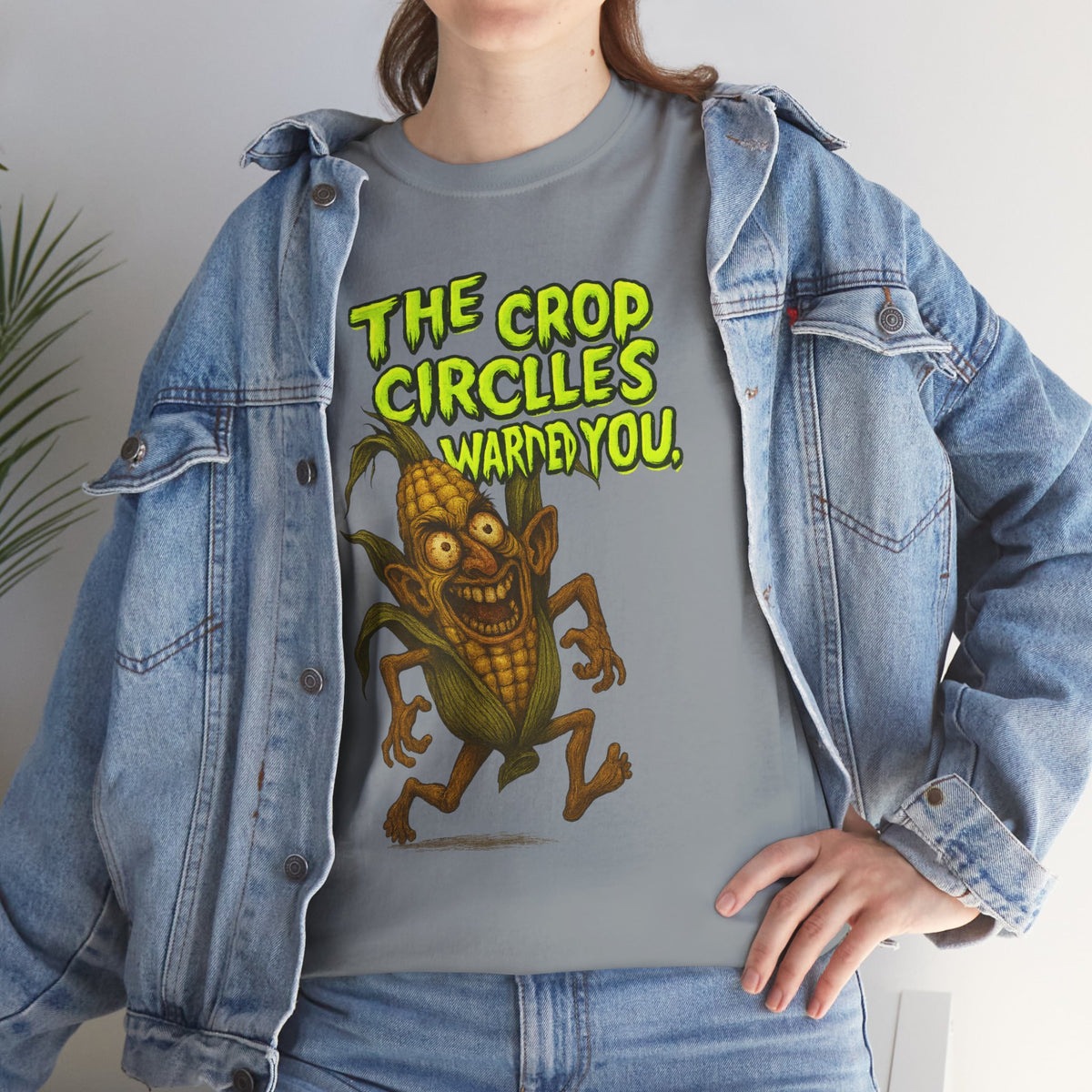 The Crop Circles Warned You – Alien Corn Monster T-Shirt