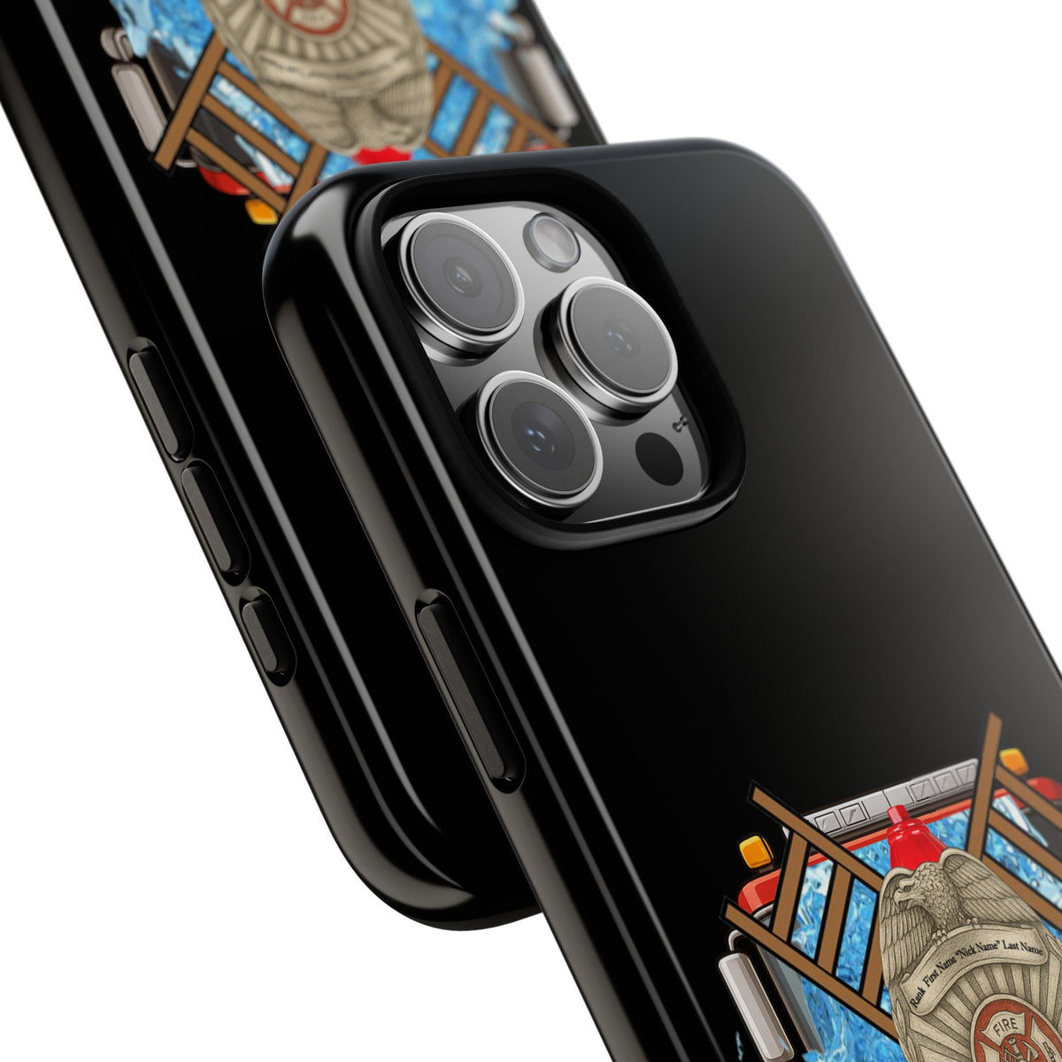 Firefighter Badge Phone Case – Maltese Cross Rescue Design