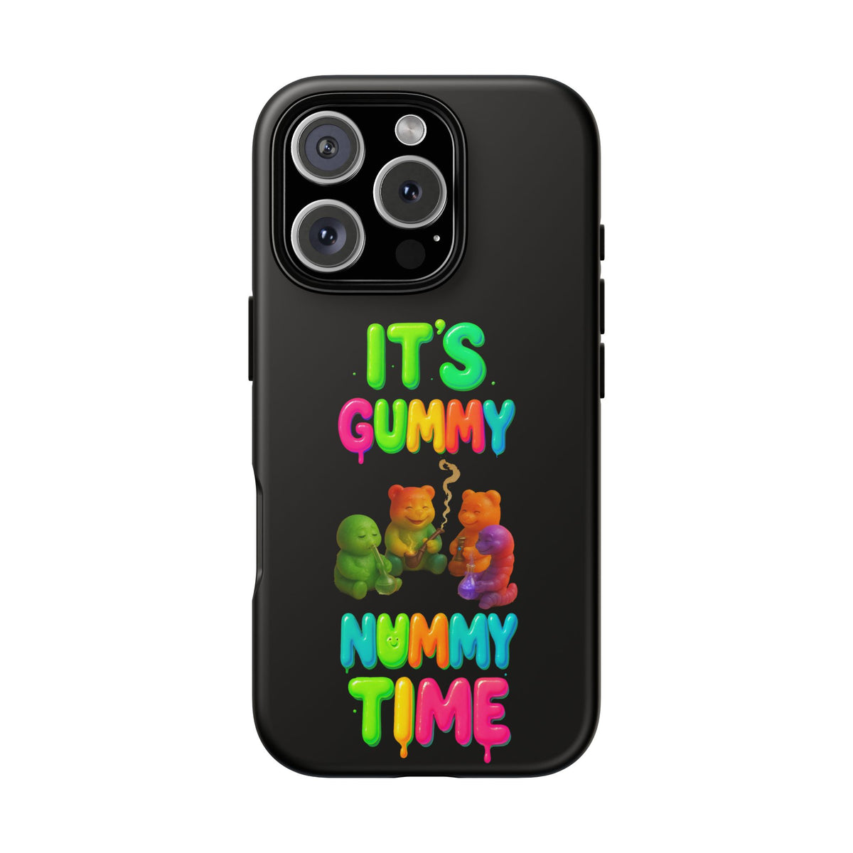 It's Gummy Nummy Time Phone Case — Colorful Gummy Bears Protective Case