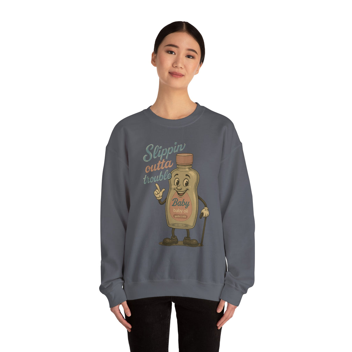 Slippin' Outta Trouble Crewneck