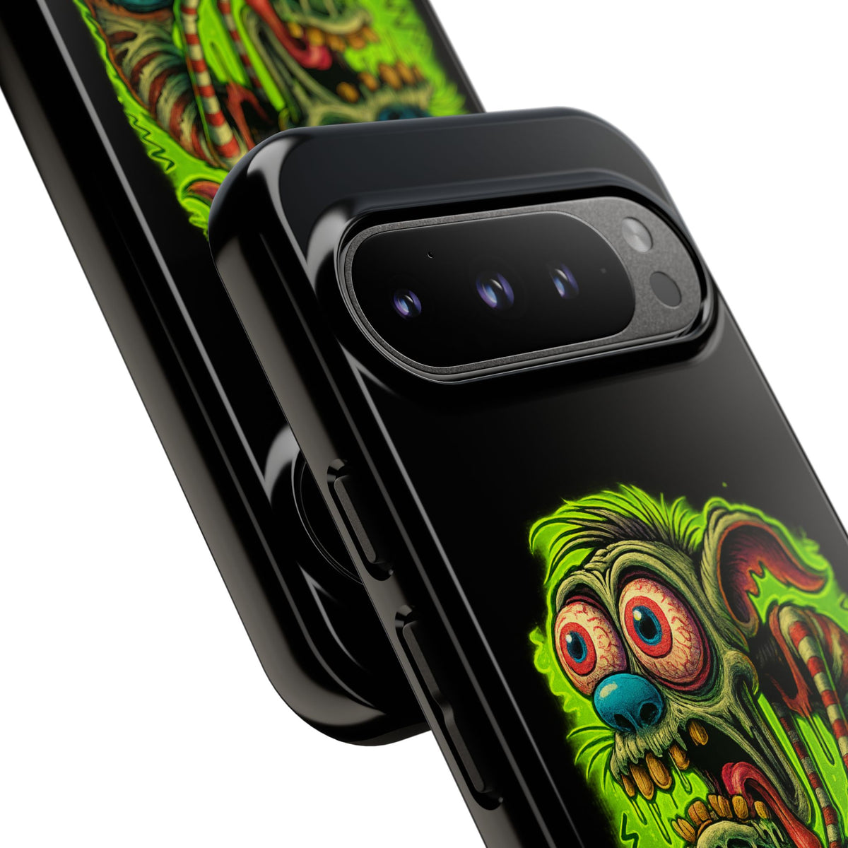 Phone Case — "Educated. Medicated. Elevated." Neon Monster Design