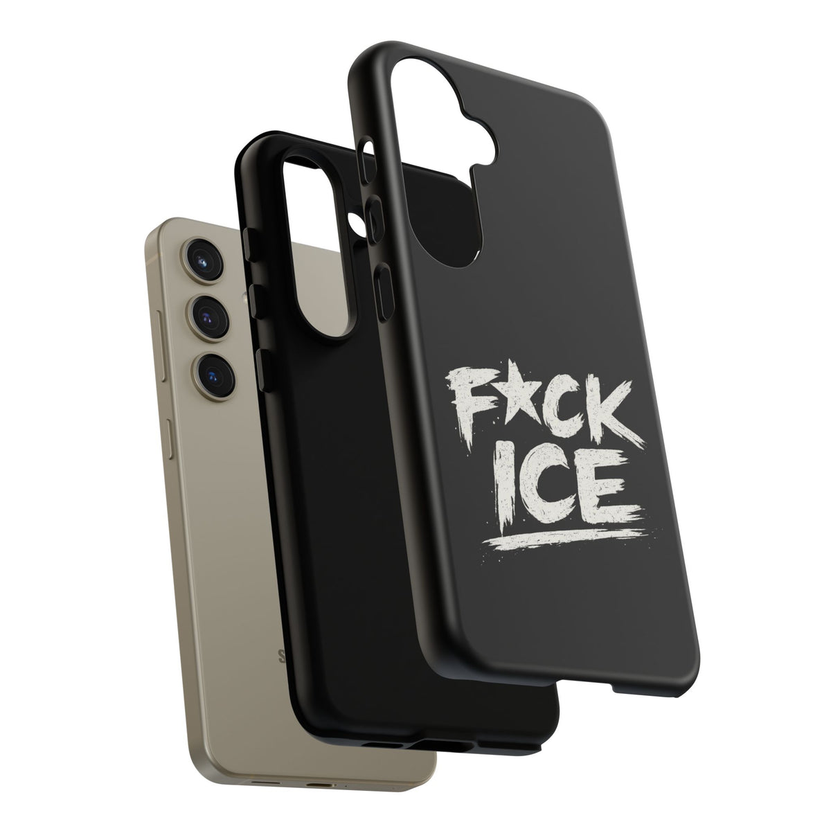 Phone Case — “F*ck Ice” Bold Protest Graphic Protective Case