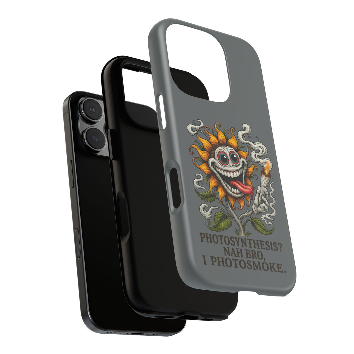 Photosmoke Sunflower Phone Case — Funny Stoner Botanical iPhone Cover