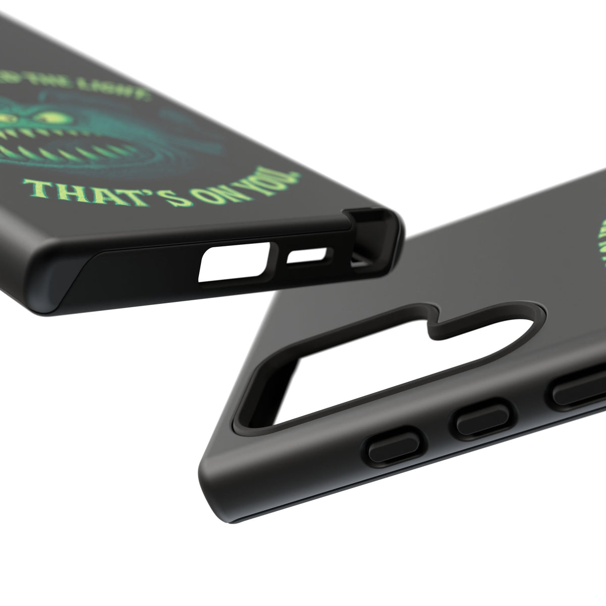 Anglerfish Phone Case – “You Followed The Light, That’s On You” Glow Horror Protective Case