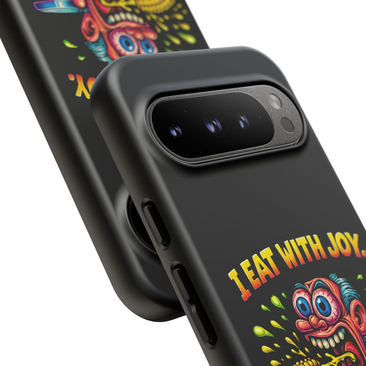 Phone Case — "I Eat With Joy, I Regret With Fury" Graphic