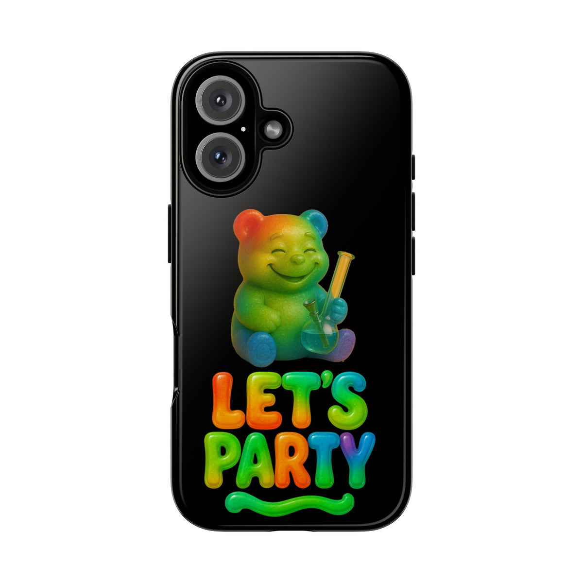 Let's Party Rainbow Bear Phone Case