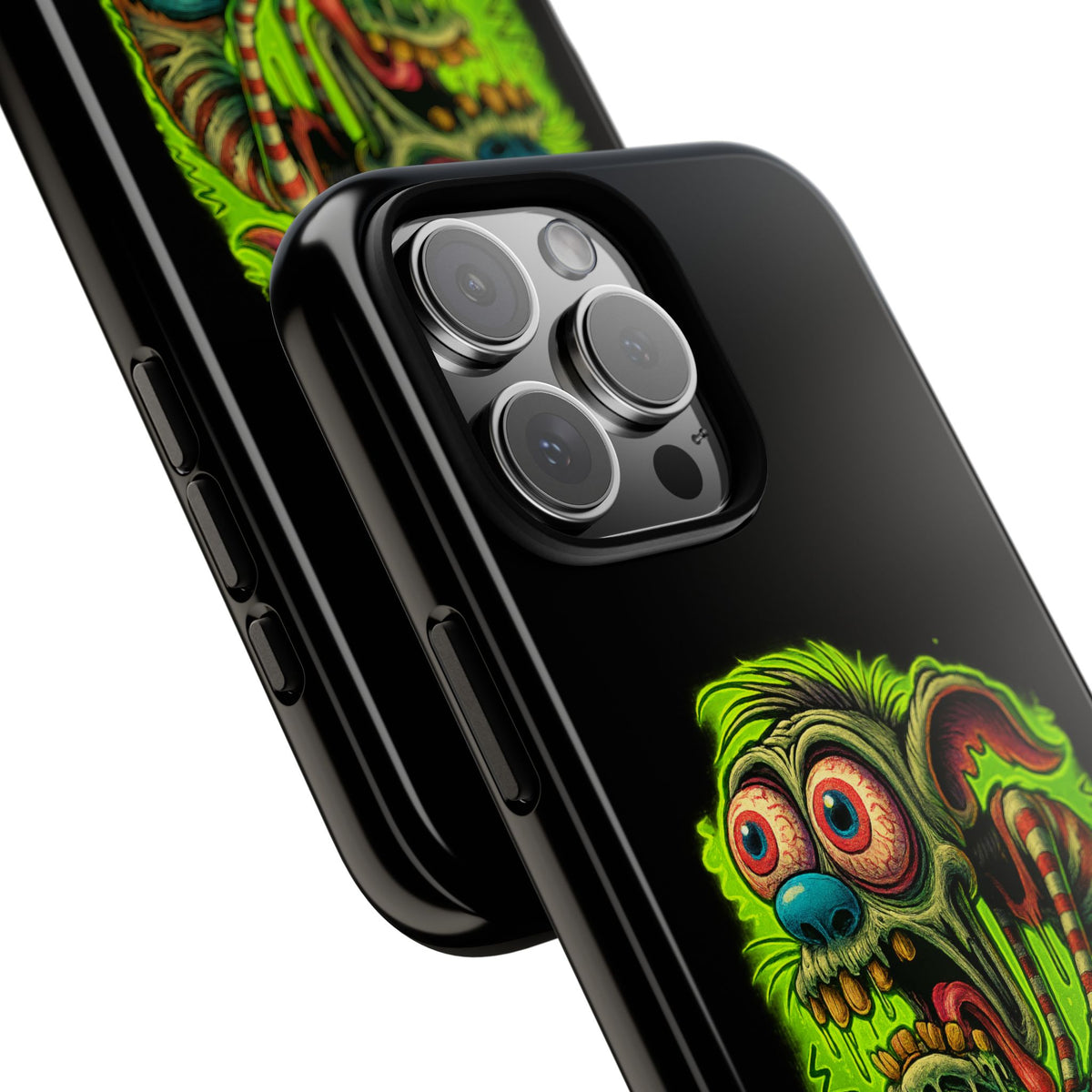 Phone Case — "Educated. Medicated. Elevated." Neon Monster Design