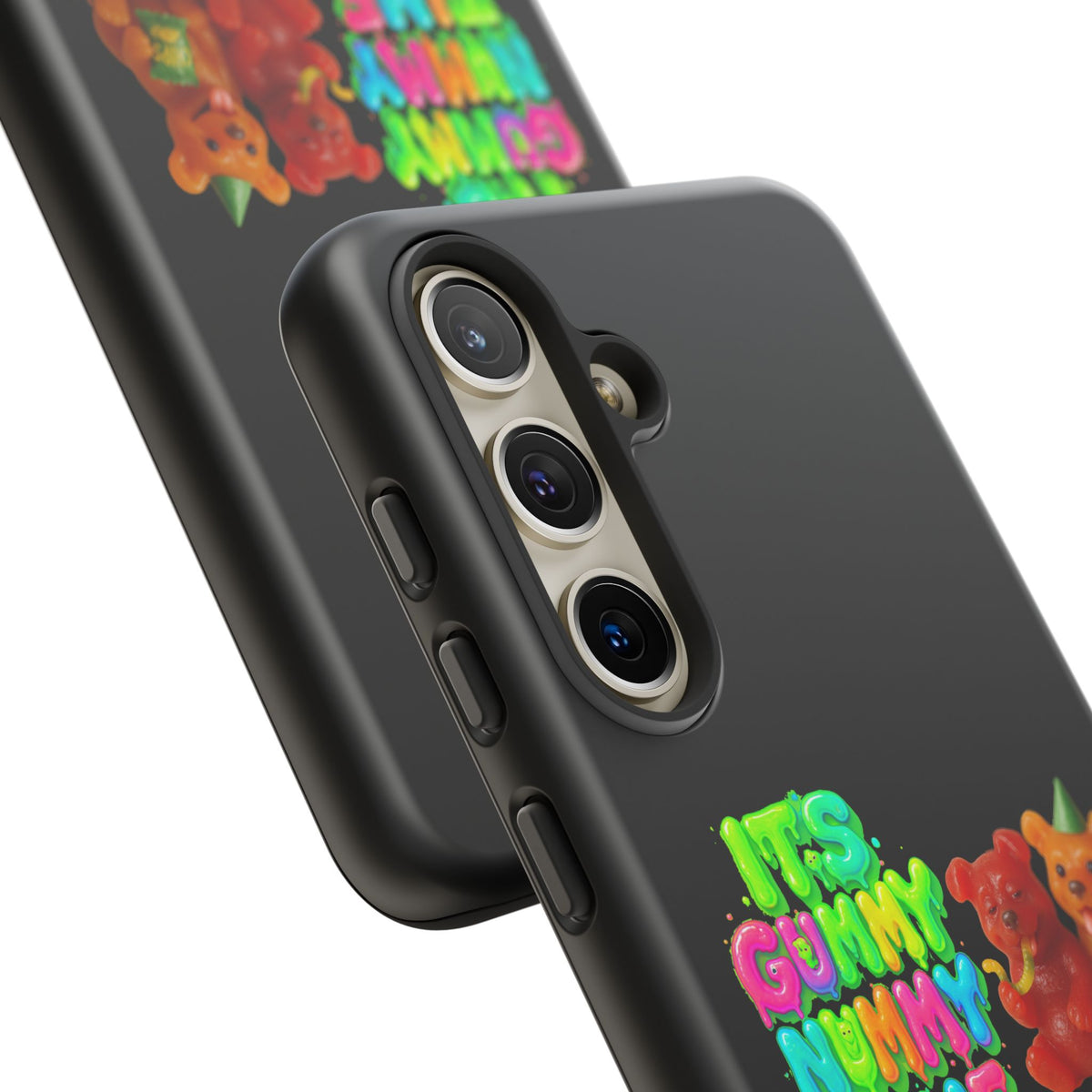 Phone Case — "It's Gummy Nummy Time" Colorful Gummy Bear Protective Case