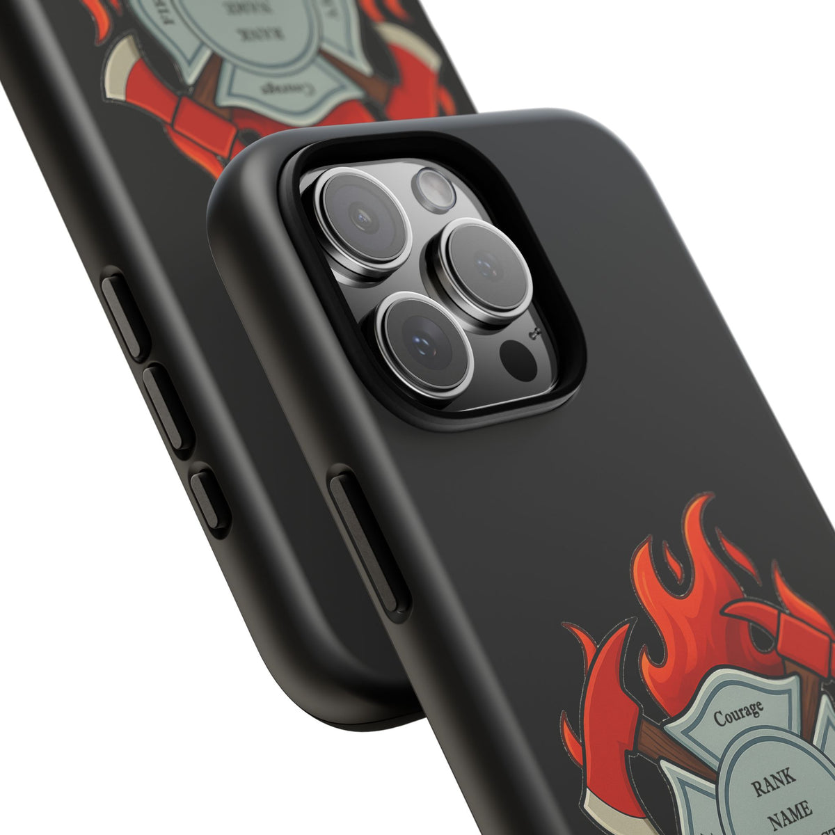 Firefighter Maltese Cross Phone Case — Custom Rank/Name/District Design