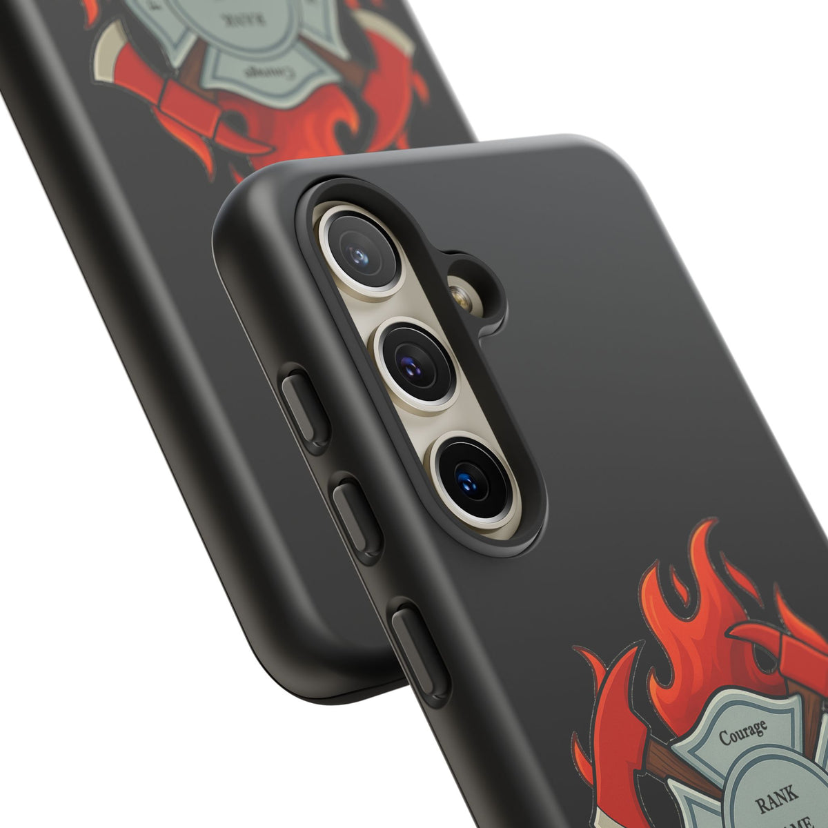 Firefighter Maltese Cross Phone Case — Custom Rank/Name/District Design
