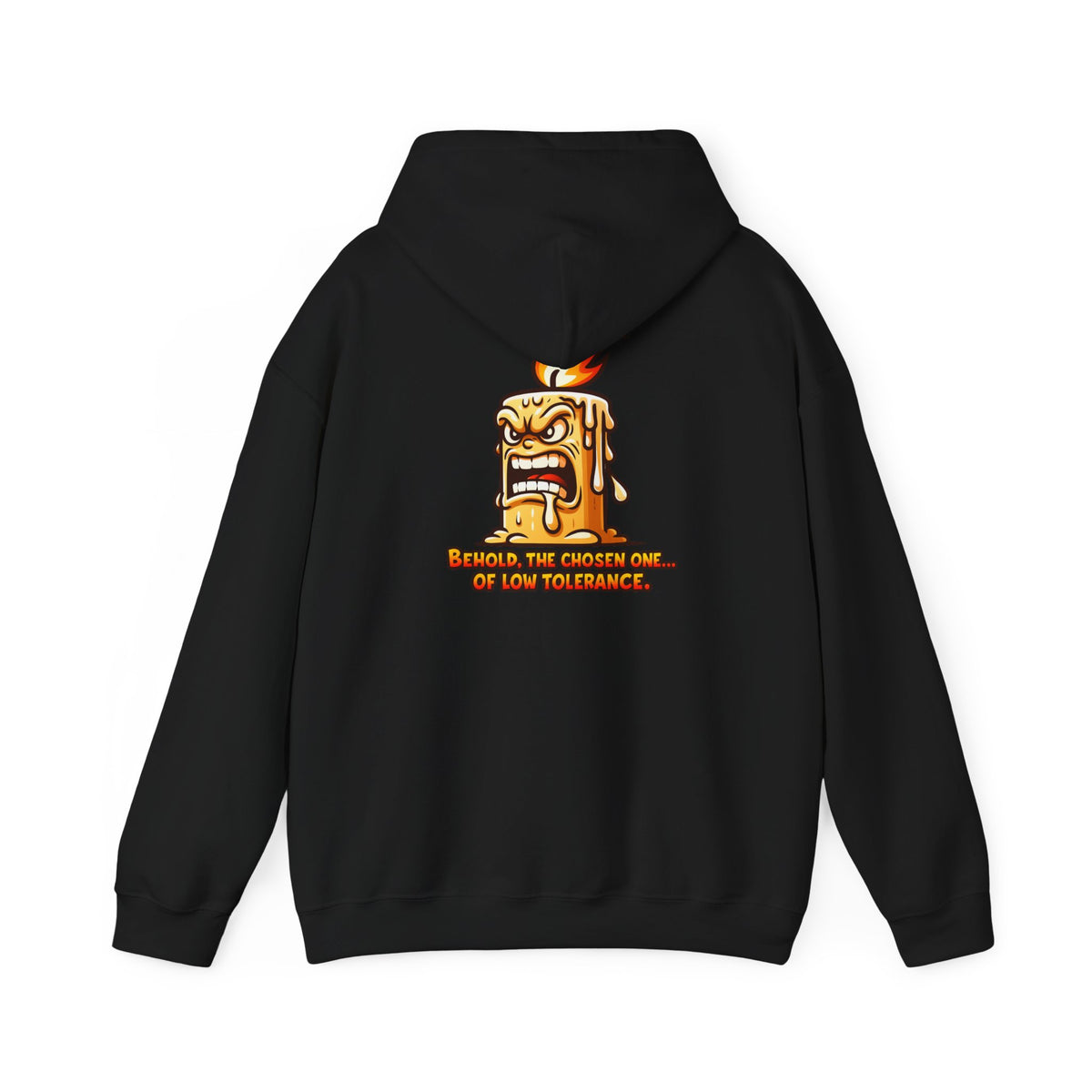 Hoodie — Spicy Candle Melt Comic Design (“Because I’m Candles and... My Tolerance”)
