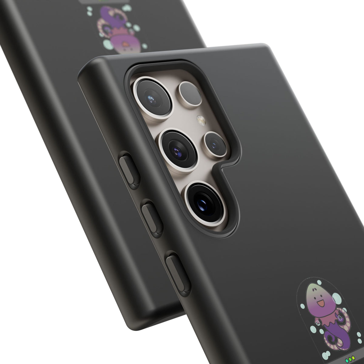 Phone Case — 'Got Protection?' Cute Purple Alien Anti-Shock Protective Cover