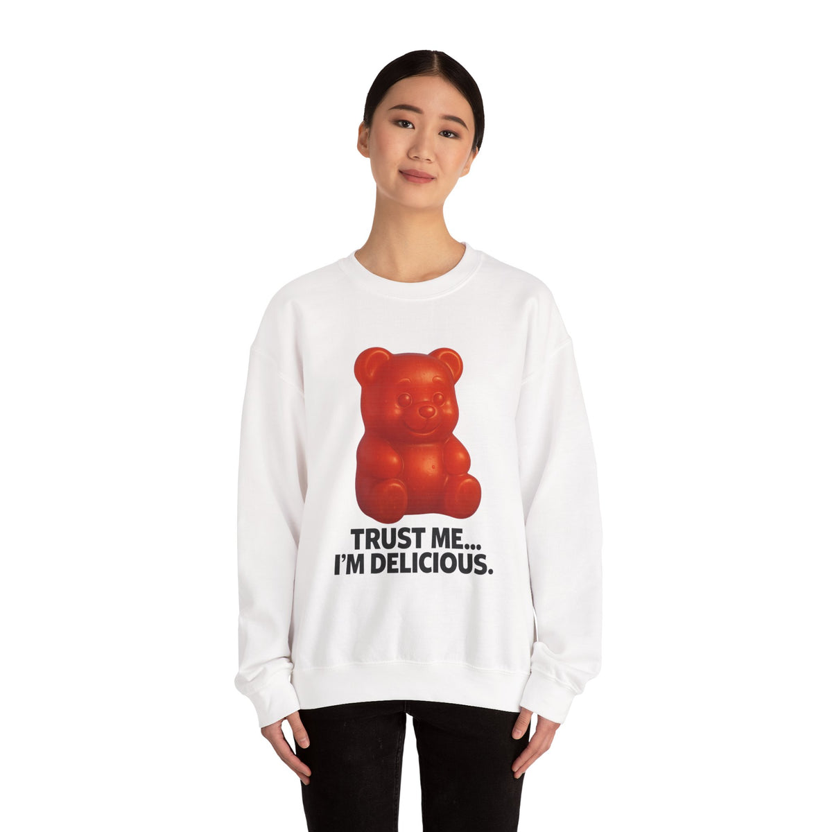 Trust Me I'm Delicious Gummy Bear Crewneck