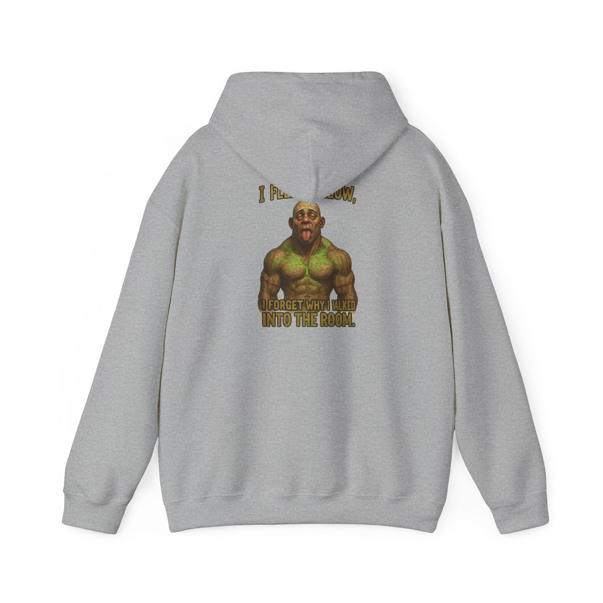 Hulk Workout Hoodie – 'I PUMP IRON... INTO THE VOID' Graphic Sweatshirt