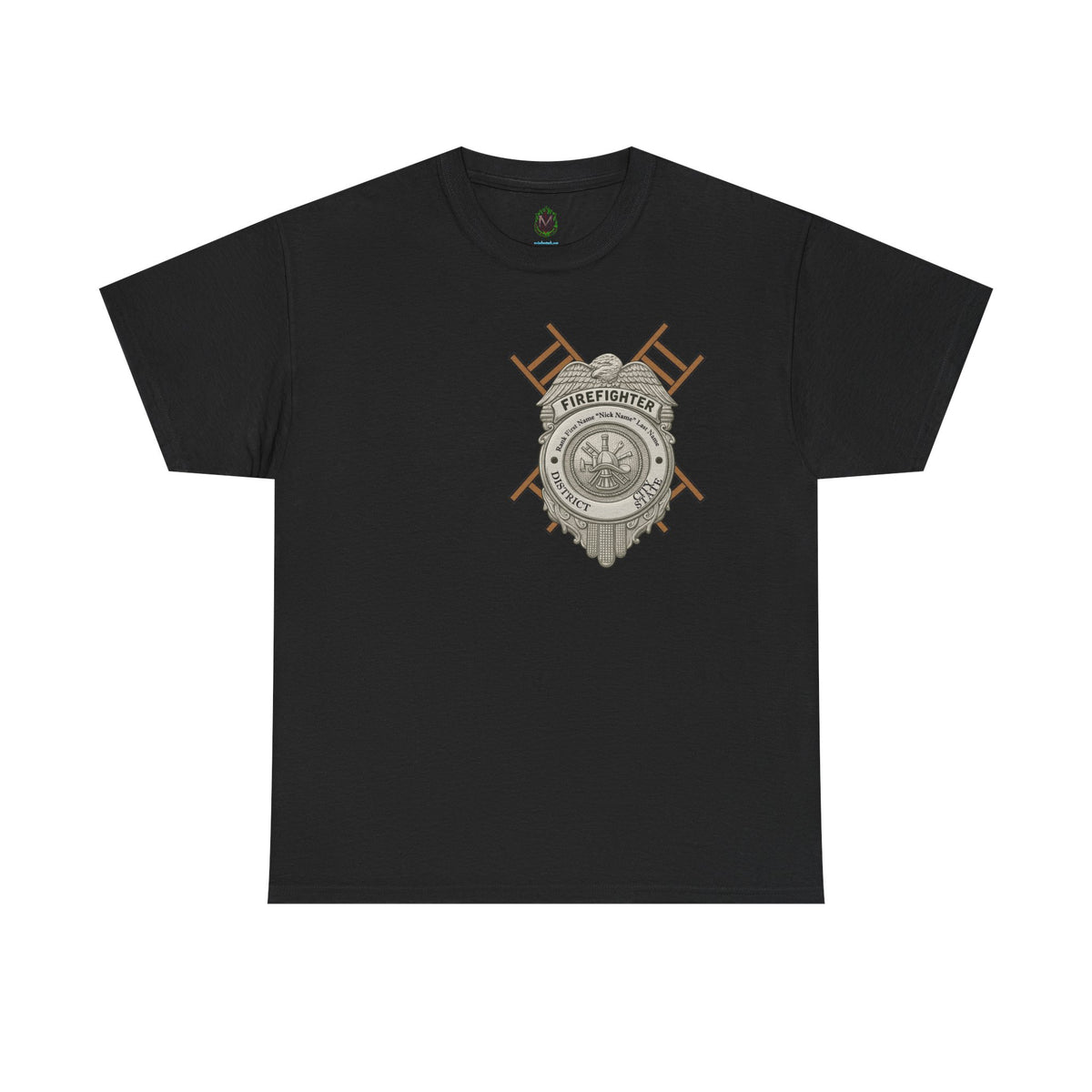 Strength in the Smoke – Courage Firefighter Tee