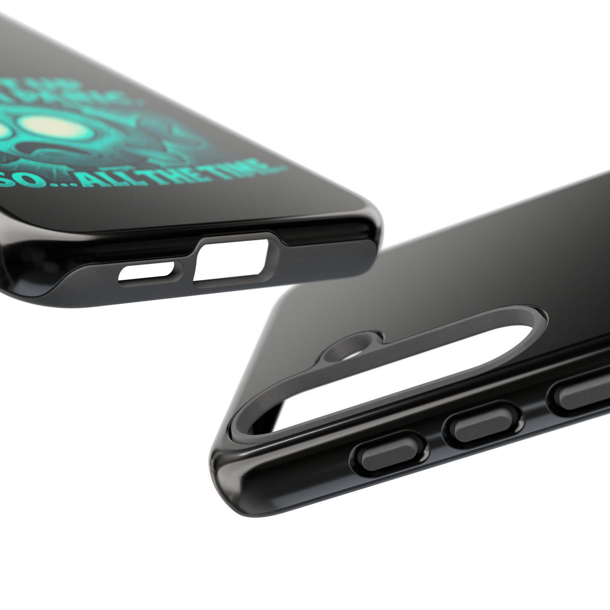 Phone Case — "I Light Up When I Panic" Glow Fish Anxiety Phone Case