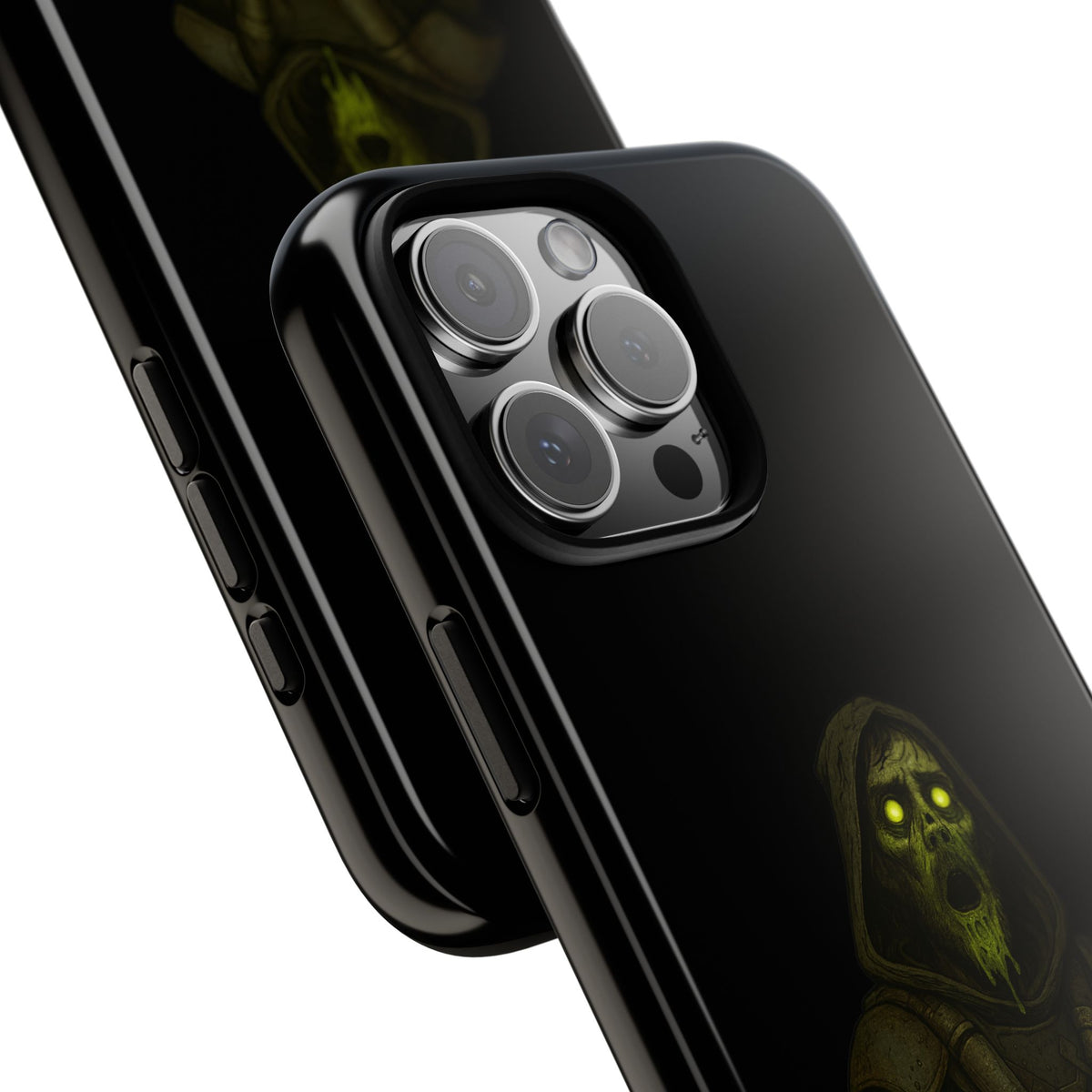 Phone Case — 'Toxic? Nah, Just Prophetically Unpleasant' Neon Grim Reaper Protective Cover