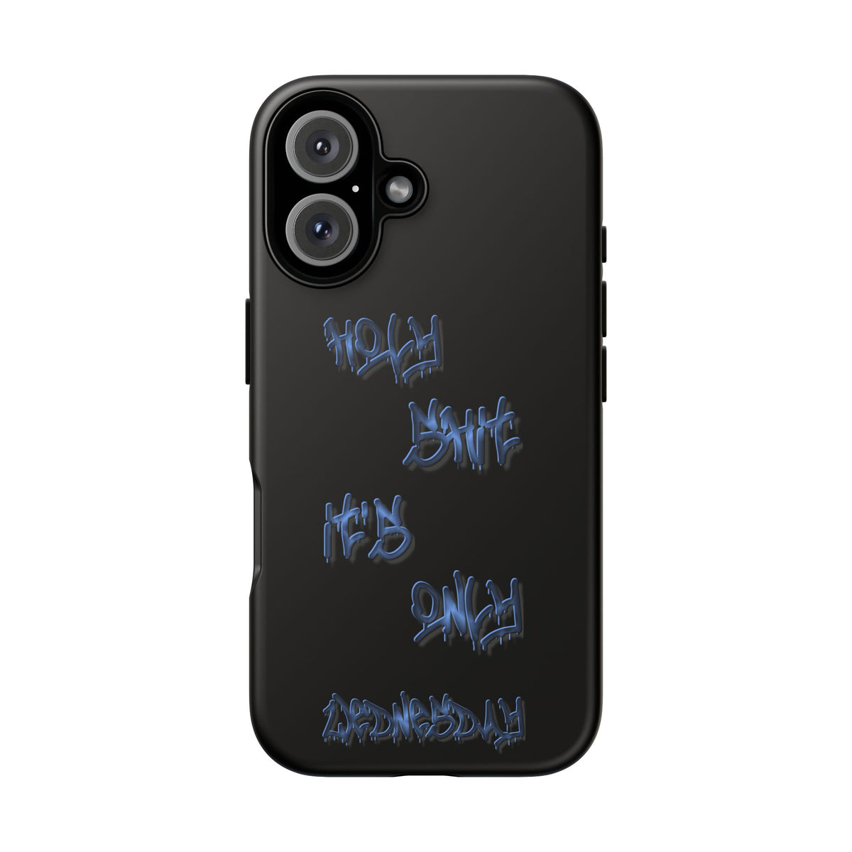 Phone Case — Blue Neon Graffiti "Tough Cases" Protective Cover