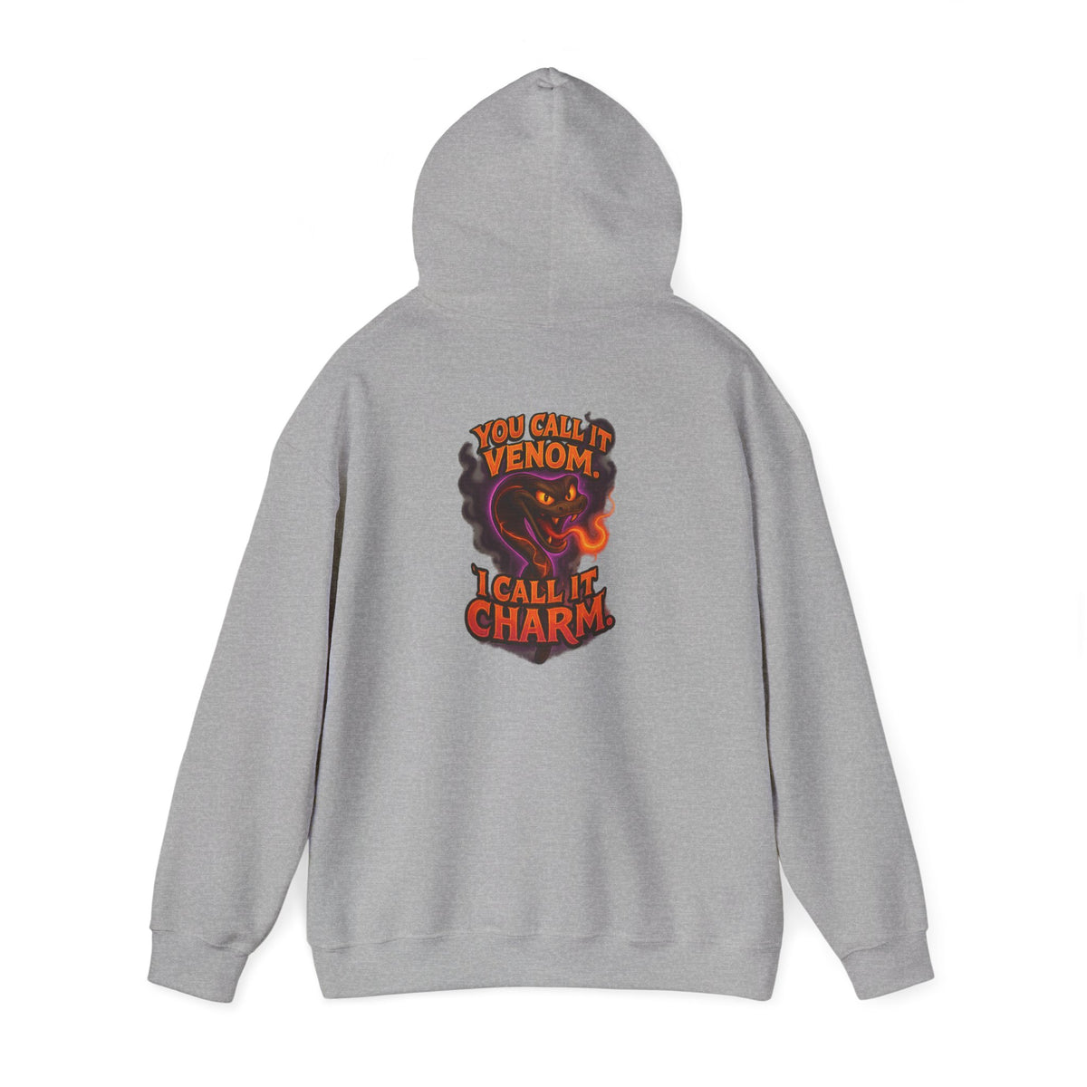 Venom I Call It Charm Hoodie — Spooky Snake Graphic Pullover