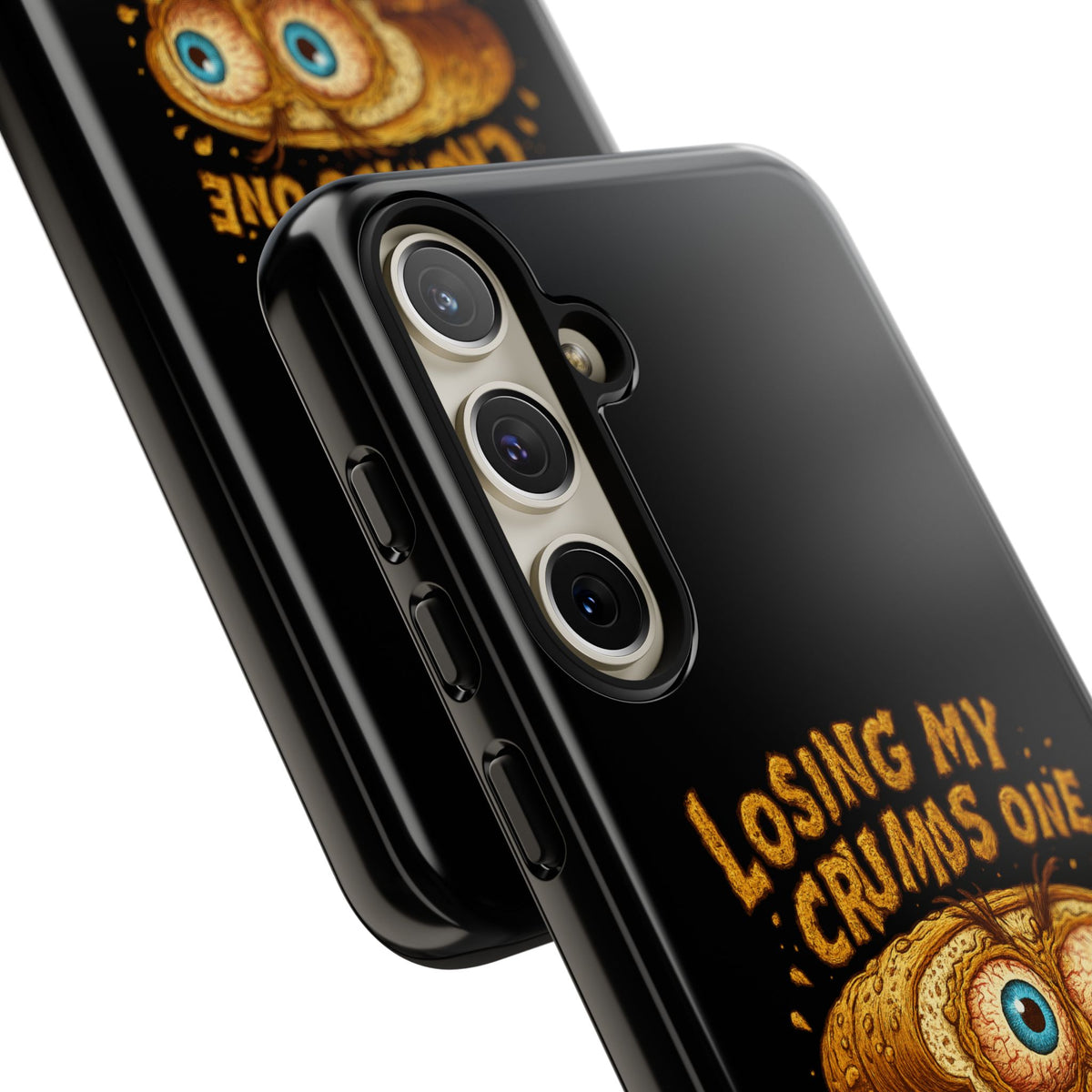 Phone Case — "Losing My Crumbs One Thought at a Time" Funny Retro Bread Illustration