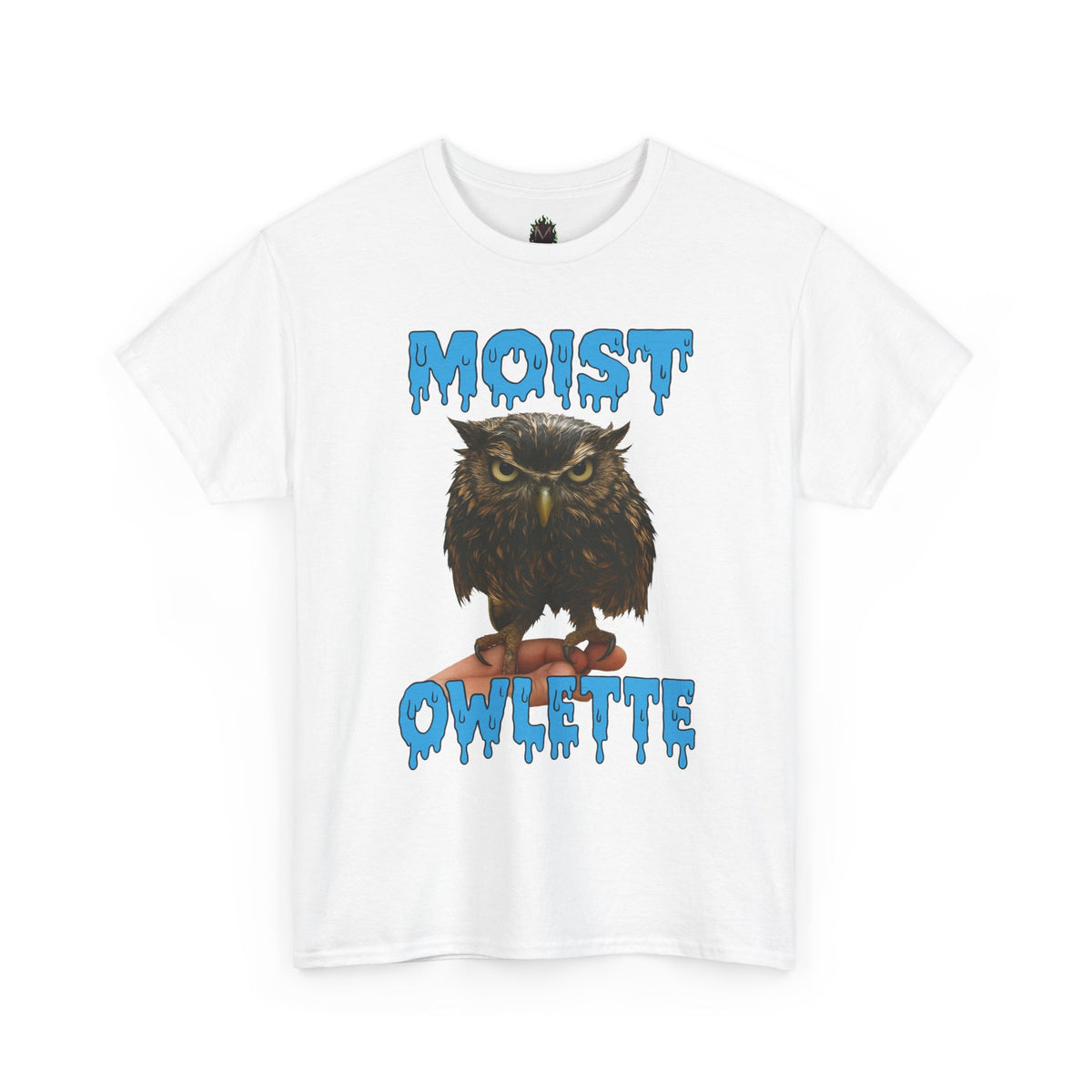Moist Owlette T-Shirt | Cute Grumpy Owl Graphic