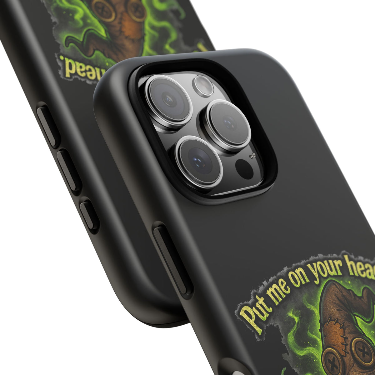 Phone Case — 'Put Me On Your Head, I Double Dare You' Witch Hat Horror Design