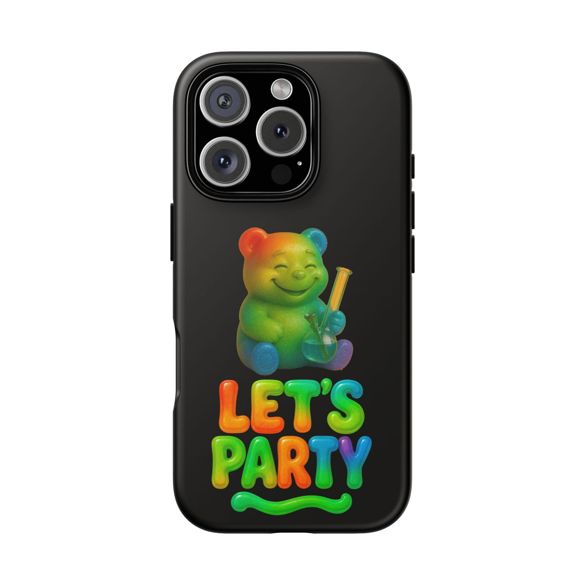 Let's Party Rainbow Bear Phone Case