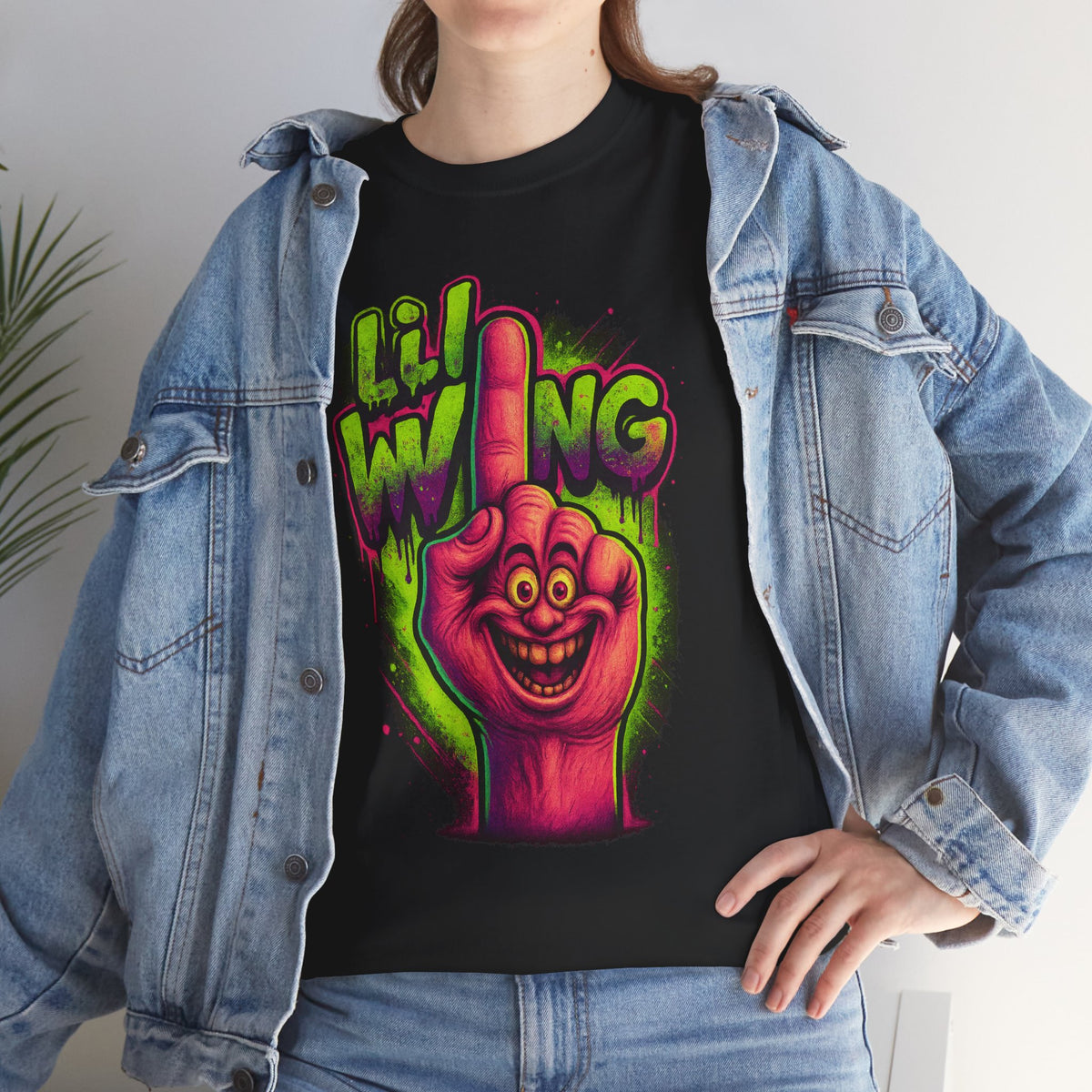 Lil’ Wang – Happy Middle Finger Monster Tee