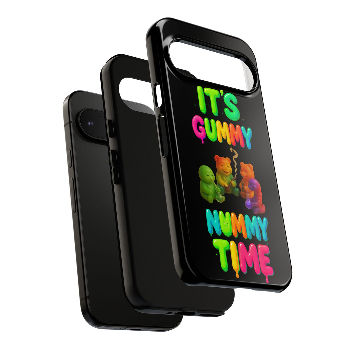 It's Gummy Nummy Time Phone Case — Colorful Gummy Bears Protective Case