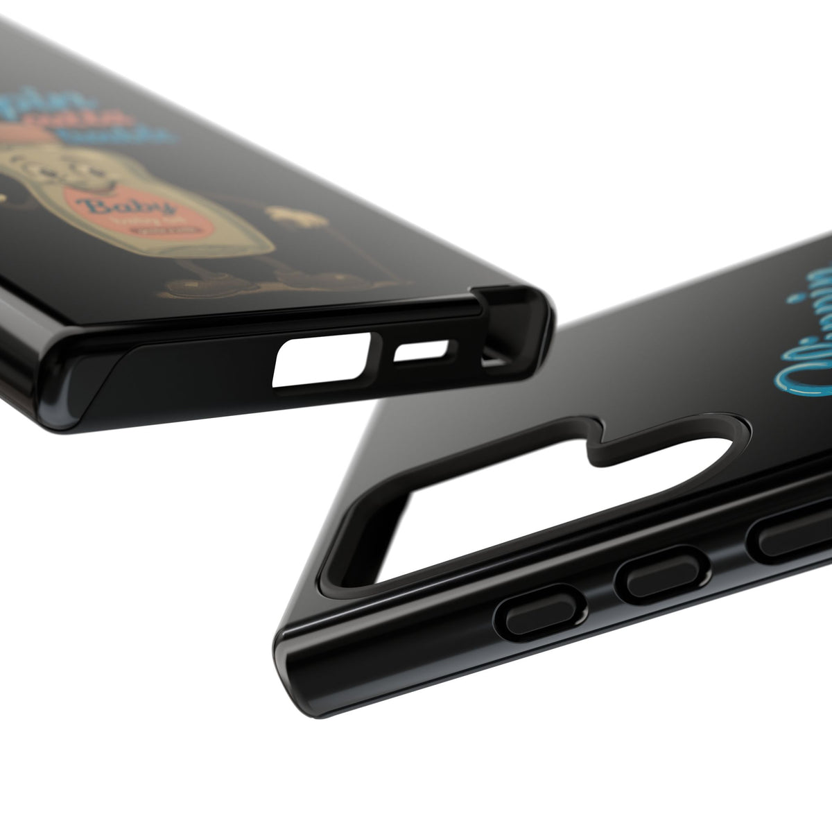 Phone Case — Retro 'Slippin Outta Trouble' Baby Bottle Design
