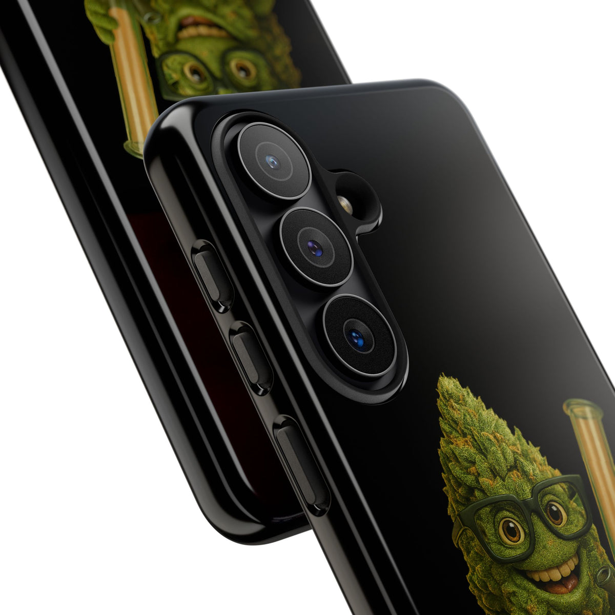 Phone Case — "Educated. Medicated. Elevated." Cute Bud Scientist Design