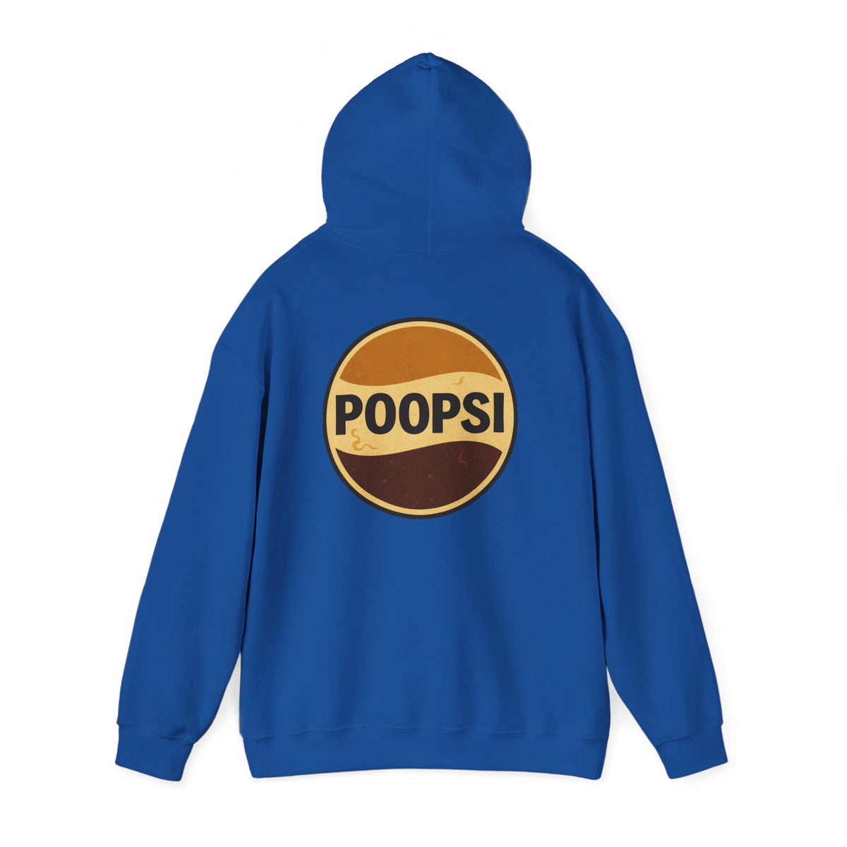 Poopsi Logo Hoodie — Funny Retro Soda Parody Sweatshirt