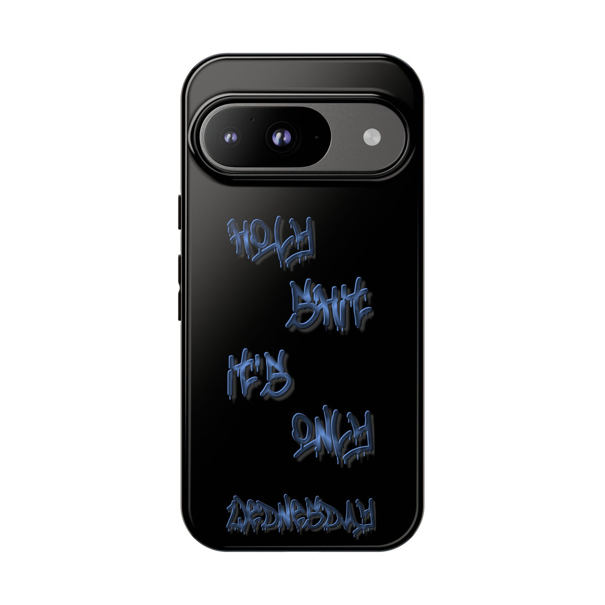 Phone Case — Blue Neon Graffiti "Tough Cases" Protective Cover