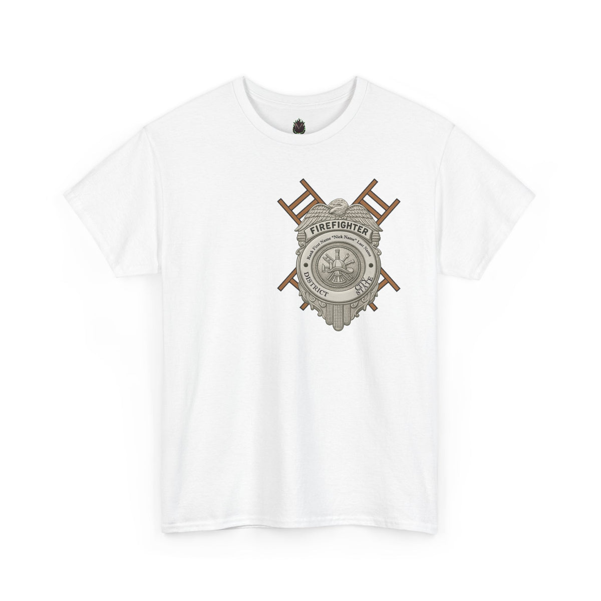 Strength in the Smoke – Courage Firefighter Tee