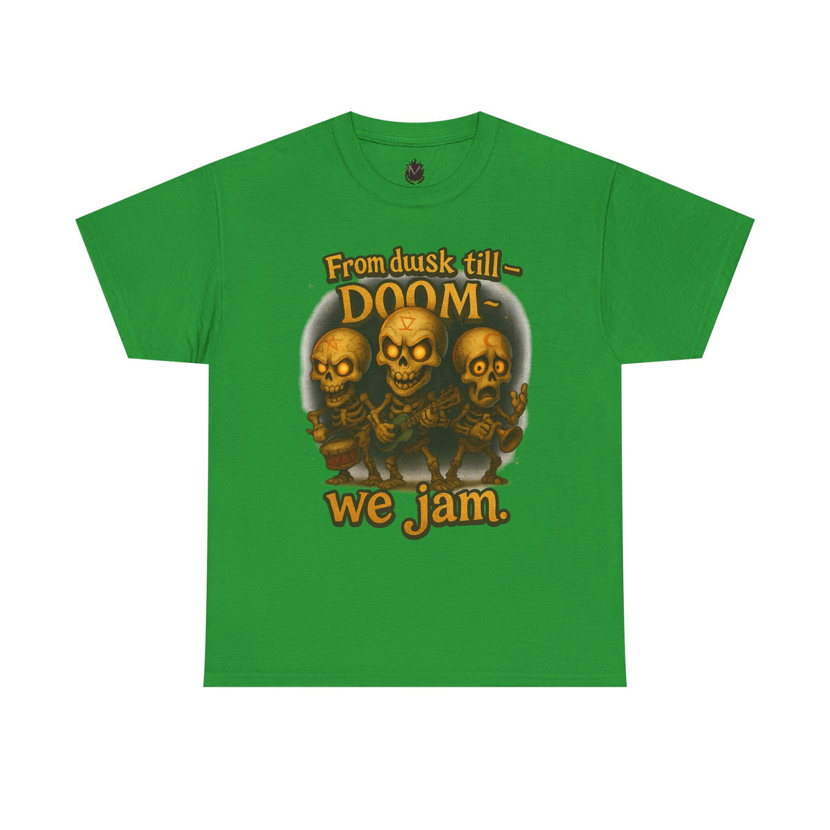 From Dusk Till Doom we jam Tee | Skull Band Graphic T-Shirt