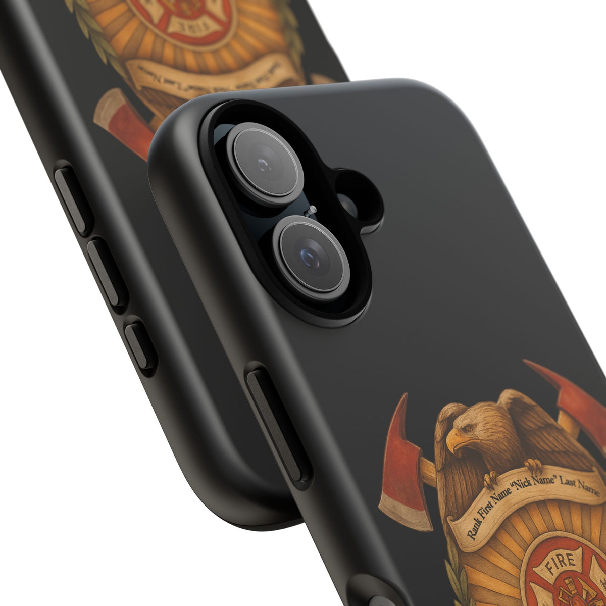 Firefighter Badge Phone Case — Tough Cases Customizable Emblem Design