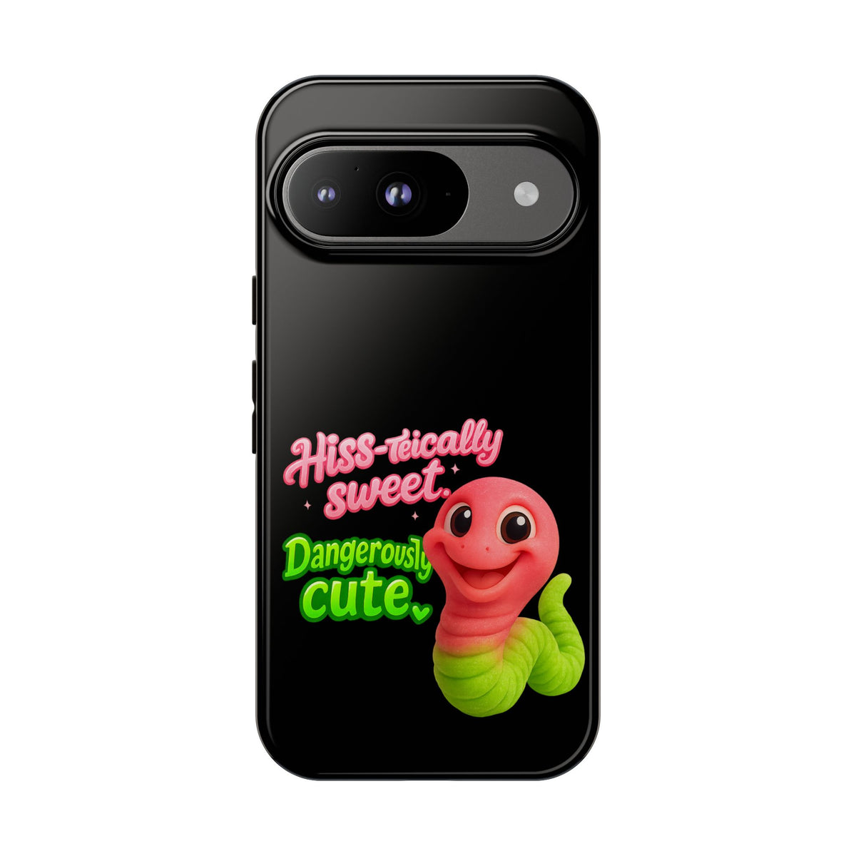 Phone Case — "Hiss-tically Sweet, Dangerously Cute" Worm Design
