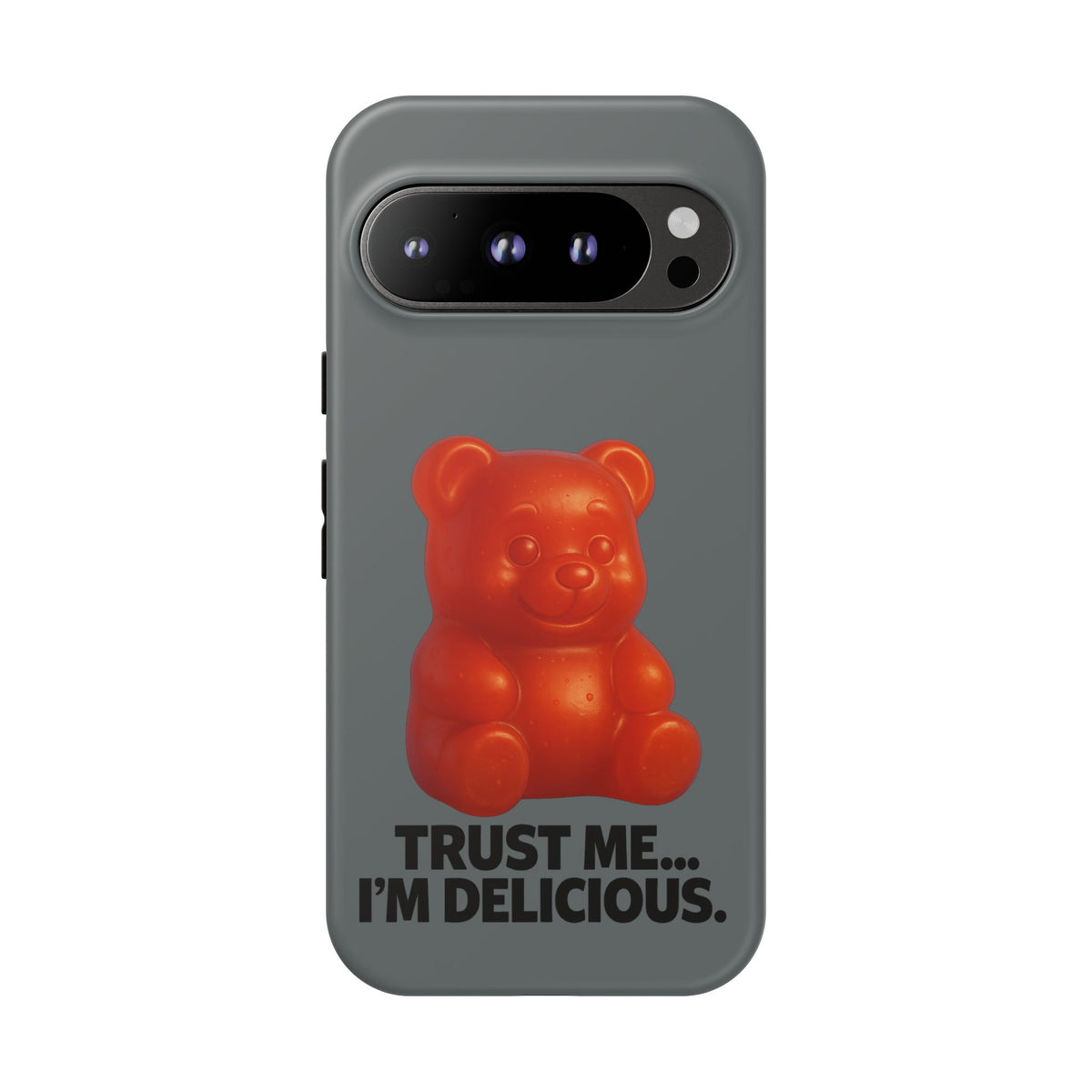 Phone Case — Red Gummy Bear 'Trust Me... I'm Delicious' Protective Case