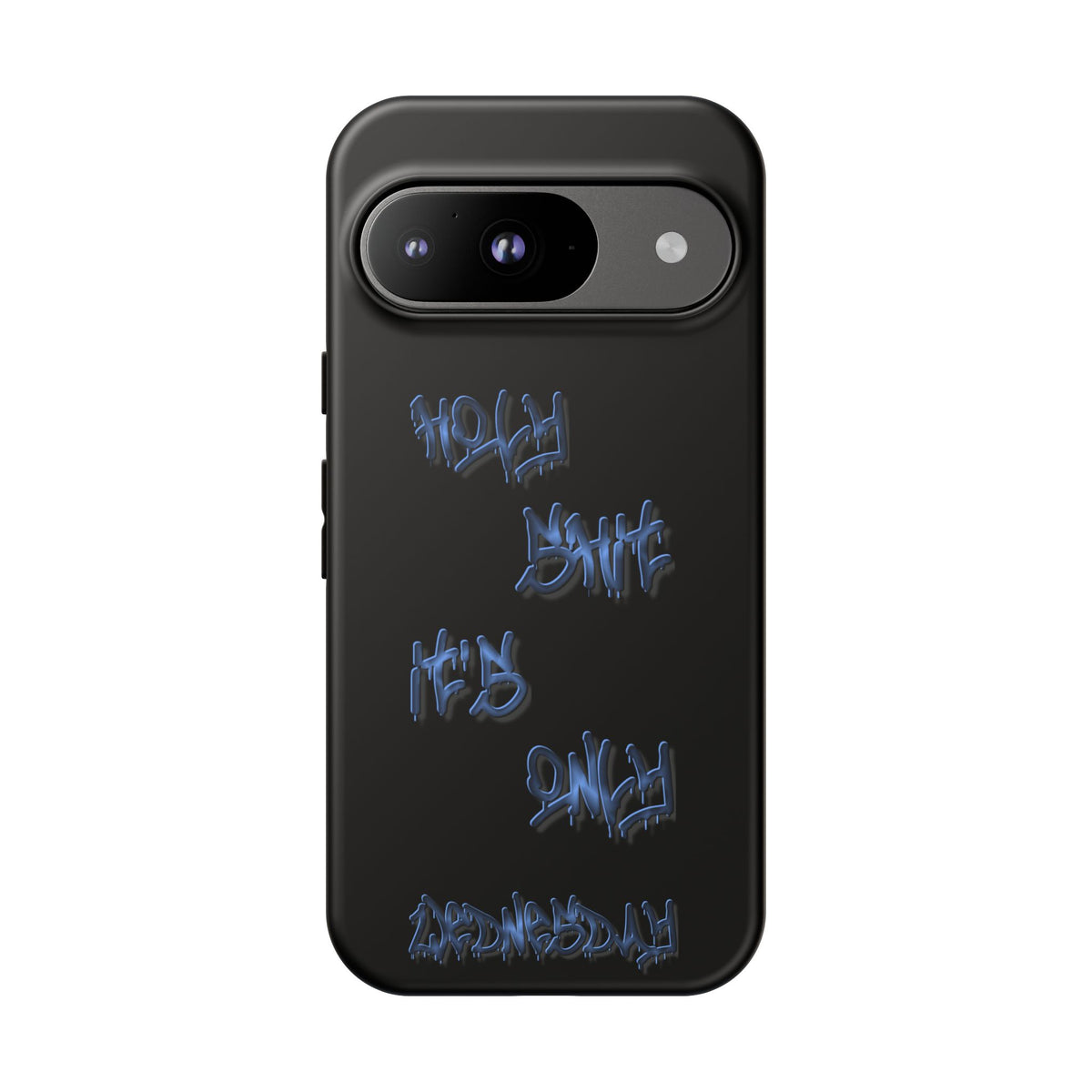 Phone Case — Blue Neon Graffiti "Tough Cases" Protective Cover